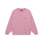 Li Ning Sportlik Trendiseeria T&auml;helogoga Prinditud &Uuml;mmarguse Kaelusega Pikkade Varrukatega Huppar Naiste huppar Hele-Roosa AWDT020-6 M pink
