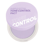 I'M MEME Purple Cotton Control Pact 9.5g, cream purple, 1 piece white