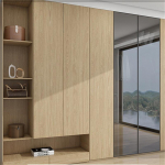 Paksendatud veekindel isekleepuv puidust teraline tapeet m&ouml;&ouml;bel renoveeritud riidekapi kapi kaunistuskleebised 60cm*10m