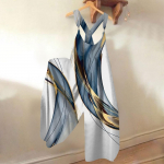 Laia s&auml;&auml;rega kombinesoonid naistele vabaaja avarad varrukateta kombinesoonid Retroprinteriga metallist n&ouml;&ouml;biga pikad p&uuml;ksid taskutega kombinesoonid L must