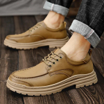 Moodsad Nahast &Auml;ri Formaalsete Kingad moodsad Nahast Pehmed Meeste Kingad V&auml;ljas Vabaaja must Laua Kingad Meeste nahast korterid Zapatos Hombre 38 khaki