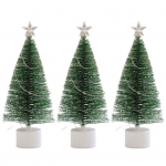 3 tk LED-j&otilde;ulupuu pilkup&uuml;&uuml;dev vastupidav v&auml;rviline helendav j&otilde;ulupuuehe kodu pidulikuks kaunistamiseks 3pcs