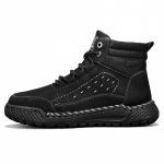 S&uuml;gis/talv meeste retrojalatsid lehma nahast meeste saapad mugavad mootorrattasaapad talvesaapad meeste ehtsast nahast mokassiinid 39 must