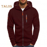 Meeste kevad-s&uuml;gis fitness-kapuutsiga pusa lukuga taskutega, lukuga kardigan, paks &uuml;hev&auml;rviline igap&auml;evane mantel, elastsete mansettide ja alumise &auml;&auml;rega jakk reisimiseks ja t&ouml;&ouml;ks S hall