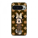 Coque de t&eacute;l&eacute;phone - MANIACASE - Google Pixel 9 Pro - Souple - Minnie DISNEY - Marron