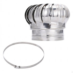 Katuseventilaatori &otilde;hu v&auml;ljalaskeava Lihtne paigaldamine Ilmastikukindel l&otilde;&otilde;ri tuulutusava Tuuleturbiinide kork 100 mm