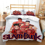 Anime Slam Dunk multifilmi voodipesukomplekt poistele, t&uuml;drukutele, kaheinimesevoodiga, kaheinimesevoodiga tekikate Padjap&uuml;&uuml;r, lastevoodi t&auml;iskasvanutele m&otilde;eldud mood kodutekstiil, tekstiil 70x133cm 2pcs beige