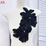 N&otilde;elkangast aplikatsioon Dekoratiivne lill suur tikandid naastudega plaaster DIY tarvik korsaat