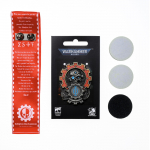 Starforged Star Casting, Warhammer 40K m&auml;ngu kaup K&otilde;igi Masinate Jumal, Mehaaniline Jumala Tihendi M&auml;rk Brooch sticker integrated version in stock