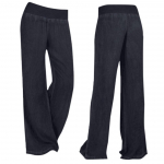 Naiste vabaaja k&otilde;rge v&ouml;&ouml;koha elastsus Denim laia s&auml;&auml;rega Palazzo Pants Teksad P&uuml;ksid 3XL