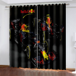 Pimendavad kardinad 3D-prinditud v&otilde;idus&otilde;iduautod Kardinad Magamistuba Elutuba Aknakardin Kodu Dekooriks W132cm x H160cm&Hook