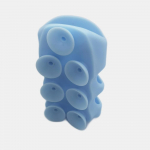 1 tk FlexiMounts Silikoonist Du&scaron;ipeahoidik Eemaldatav, Seinale Paigaldatav, K&auml;eshoitava Du&scaron;ipea Riiul, sinine