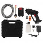 Juhtmeta survepesur 30bar K&auml;eshoitav akutoitel t&ouml;&ouml;tav k&otilde;rgsurvepesur autole 5-meetrise filtriga US Plug 110‑240V