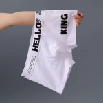 Meeste l&uuml;hikesed p&uuml;ksid Alusp&uuml;ksid kiri Print Patchwork V&auml;rvilised l&uuml;hikesed p&uuml;ksid V&ouml;&ouml;koha keskosa hingav mugav aluspesu M