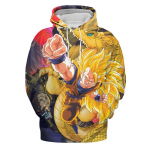 2024. aasta uus Dragon Ball Z Son Goku, 3D-prinditud kevad-s&uuml;gis vabaaja kampsunid, moepulgad, pusad, t&auml;navar&otilde;ivad, topsid XL