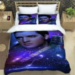 E-Elvis Presley Retro tr&uuml;kiga Voodipesukomplektid peen tarvikute komplekt tekikott voodikate komplekt voodipesukomplekt luksuslik s&uuml;nnip&auml;evakingitus AU Single 140x210cm
