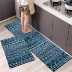 1 tk v&auml;simusvastaseid k&ouml;&ouml;givaipu, boheemlasliku mustriga veekindlat libisemiskindlat paksu polsterdusega k&ouml;&ouml;gimatti, vastupidavat mugavat seisumatti k&ouml;&ouml;gile 40*60cm+40*120cm（2Pcs）