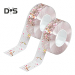 2 rulli 300cm l&auml;bipaistva lilleline tihenduslint veekindel PVC liim Vannitoa WC vanni tihendusteip K&ouml;&ouml;giseina serva tihenduskleebis hermeetik riba puhas