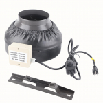 6-tolline kanalisisene ventilaator, reguleeritava kiirusega v&auml;lisrootoriga ventilaator kasvatustelkidele, kasvuhoonetele, keldritele, USA