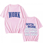 T&ouml;&ouml;albumi graafika ATEEZ T-s&auml;rgid Meeste Naiste Moetrend Hip Hop R&otilde;ivad Vabaaja Mugavad &Uuml;lisuured L&uuml;hikeste Varrukatega T-s&auml;rgid XXL roosa