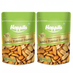 Happilo Premium Jumbo liivaga r&ouml;stitud maap&auml;hklid 160g (Pakis 2), Valkude, kiudainete ja oluliste toitaineterikas, tervislik suupiste, rikkalik maitse