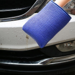 Autopesula Magic Clay Bar Mitt Autosaviriide hooldus puhastusr&auml;tik Mikrofiibrist k&auml;snpadi savilapp