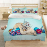 Lahe kassi voodipesukomplekt Loomade voodipesu Voodiriided Twin t&auml;issuuruses poistele T&uuml;drukutele Lapsed Armsad astronautide tekikottide komplektid 70x133cm 2pcs