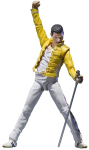 TAMASHII NATIONS Freddie Mercury umbes 140mm maalitud liigutatav figuur SHFiguarts PVC&ABS yellow