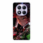 Coque - Maniacase - Xiaomi Redmi Note 14 Pro 5G - Souple - Manga anime - Noir