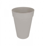 ELHO Pot de fleurs rond Loft Urban Haut 42 - Gris - &Oslash; 42 x H 56 cm - Ext&eacute;rieur