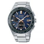 [Seiko k&auml;ekell] Meeste Astron NEXTER 2. kollektsiooni p&auml;ikeseenergial t&ouml;&ouml;tav raadio teel juhitav k&auml;ekell SBXY053 h&otilde;bedane
