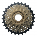 Keerake vabajooksul 13/14-28T 13/14-28T 6/7/8 Speed ​​Brown 6 speed Black