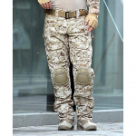 Multicam Camouflage Military Pants Kulumiskindlad matkap&uuml;ksid Paintball Cargo Pant P&otilde;lvekaitsmetega Uus XXL