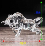 1 TK Kristallist Sodiaagi H&auml;rja Ornament Moodne Lihtne Elutuba Raamaturiiul Kontorilaud &Otilde;nne Toov K&auml;sit&ouml;&ouml; Kingitus S&uuml;nnip&auml;evakingitus