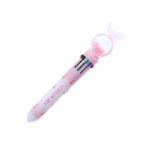 Mitmev&auml;rviline pliiats Cartoon pastapliiats 10 v&auml;rvi-&uuml;hes kirjutuspliiats Sujuvalt kirjutamiseks &otilde;pilastele t&auml;iskasvanutele m&otilde;eldud p&auml;eviku pidamiseks kollane