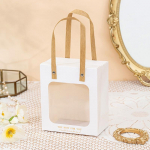 10 tk kandekott Premium Feeling Bridal Birthday Gift &Otilde;petajate p&auml;eva huulepulga kinkekarp T&uuml;hi Goodie kommipakendikarp Premium Feeling kinkekotid 10pcs 14.5x8x16.5cm valge