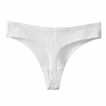 Sexy Thread Cotton Thong hingav puuvillane naiste aluspesu S valge