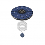 2,5 W ujuv p&auml;ikeseenergia pump P&auml;ikeseenergial t&ouml;&ouml;tav tiigi aeraator &otilde;huvoolikute ja mullikividega v&auml;ike hapnikupump &otilde;ues paagi jaoks