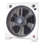 Seinakontaktventilaator Grupo FM BF4 45W Valge - Grupo FM - V&otilde;imsus 45W - L&auml;bim&otilde;&otilde;t &Oslash; 30 cm