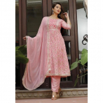 Naiste tikandiga Anarkali Kurti P&otilde;hi Dupatta Komplekt India Pakistani Peori Riietus VF-20163a XL-42
