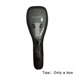 Meeste Pardli Hoiukarp L&auml;bipaistev Plastik Hoidik Žileti &Uuml;mbris must