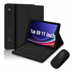Samsung A9 Plus tahvelarvuti &uuml;mbris koos S9 FE eemaldatava Bluetooth klaviatuuri ja hiirega - A78 kaitsekate Tab S9FEplus/A9plus