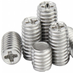Nikliga kaetud rauast ristpeaga kruvi, lame ots, M2.5-M3 3mm length