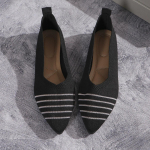 Uued naiste terava varbaga lamedad kingad &uuml;hev&auml;rvilised silmkoelised jalan&otilde;ud vabaaja hingavad balleti kingad naiste lamedad jalan&otilde;ud naiste kingad 36