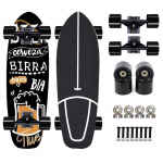 Tai Maple Big Fish Board &Uuml;ks &uuml;lespoole p&ouml;&ouml;ratud rula jalutuslaud Land Surfboard Brush Street Board Neli