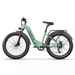 JOOBIKE JOO1 E-jalgratas 48V 17.5AH 1000W Harjadeta Mootor H&uuml;drauliline Pidur Mitme Maastiku Elektrijalgratas 26*3.0 Paksude Rehvidega Elektrijalgratas JOO1 1000W 48V17.5AH roheline