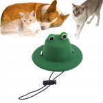 Dog Bucket Hat Adjustable Photo Props,Clothing Accessories,Fashion Dress up Funny Lovely Fisherman Frog
