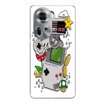 Coque de t&eacute;l&eacute;phone - Maniacase - Oppo Reno 11 5G - Silicone - Souple - Vintage Nintendo