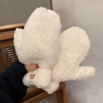 Kawaii Plush soojad kindad pehmed talvised paksud s&otilde;rmedeta Korea Jaapani karukindad k&ouml;itega vabaajas&otilde;idukindad soojad kohv