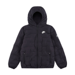 Nike Kapuutsiga T&otilde;mblukuga Mitmek&uuml;lgne Pikkade Varrukatega Puhverjakk Laste joped Must HQ7186-010 S black